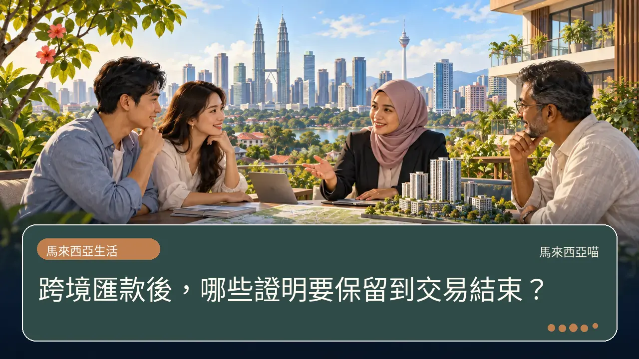 跨境匯款後,哪些證明要保留到交易結束?主題插畫