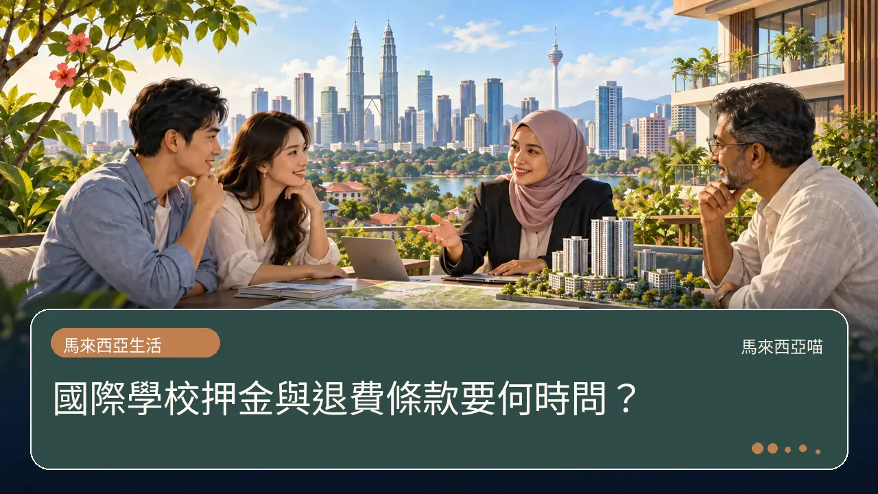 國際學校押金與退費條款要何時問?主題插畫